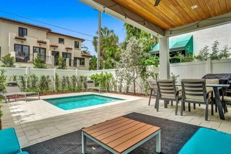 New 4Br W Pool Walk To Las Olas 5Mins To Beach Villa Fort Lauderdale Kültér fotó